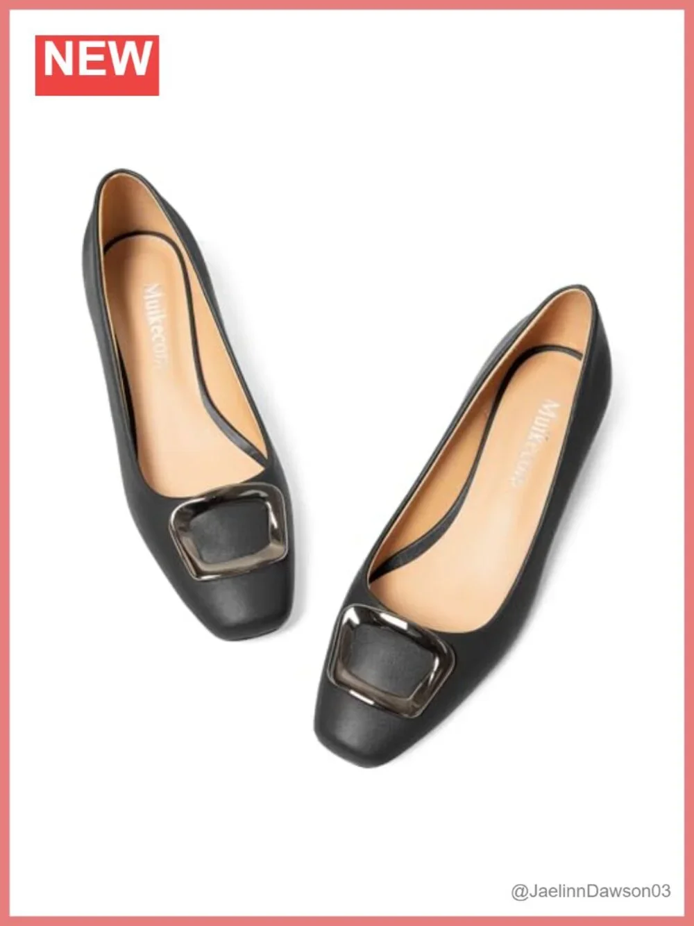 Women's Square Toe Block Heel Pumps Low Chunky Heels Slip On Comfortable Work